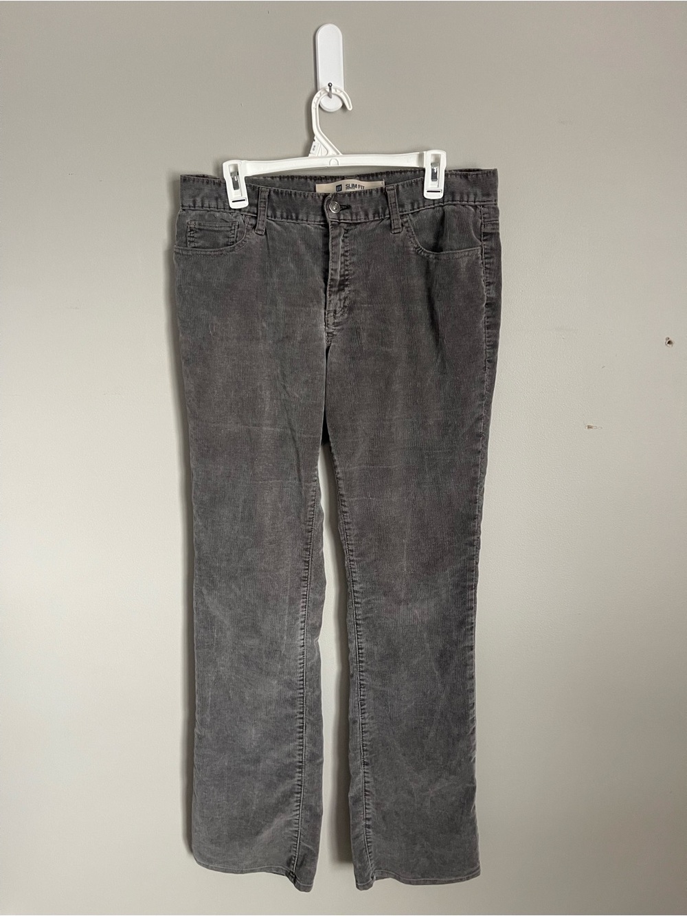 GAP Gray Corduroy Bootcut Pants Sz 12L
